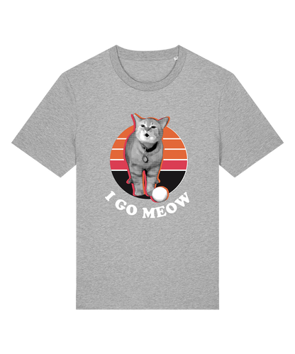 I Go Meow Unisex Tee (Heather Grey)