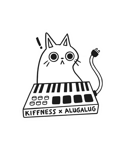 Alugalug Sticker (White)