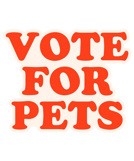 Vote For Pets Sticker