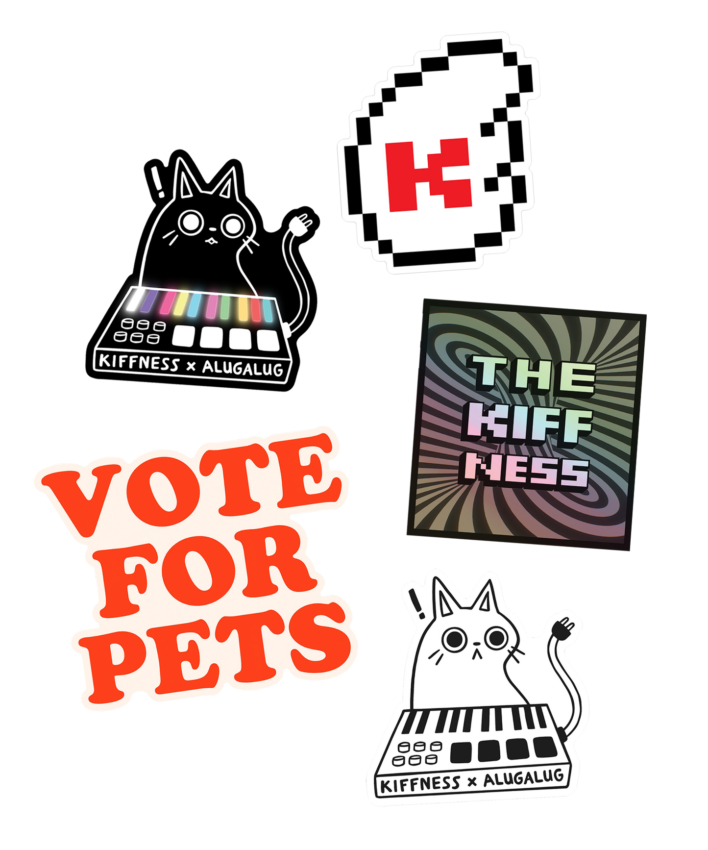 TheKiffness Sticker Set
