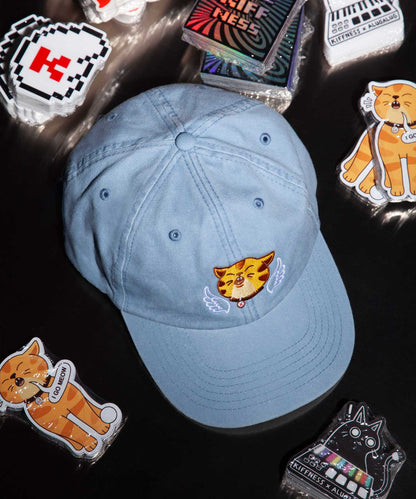 I Go Meow Cap (Vintage Light Blue)